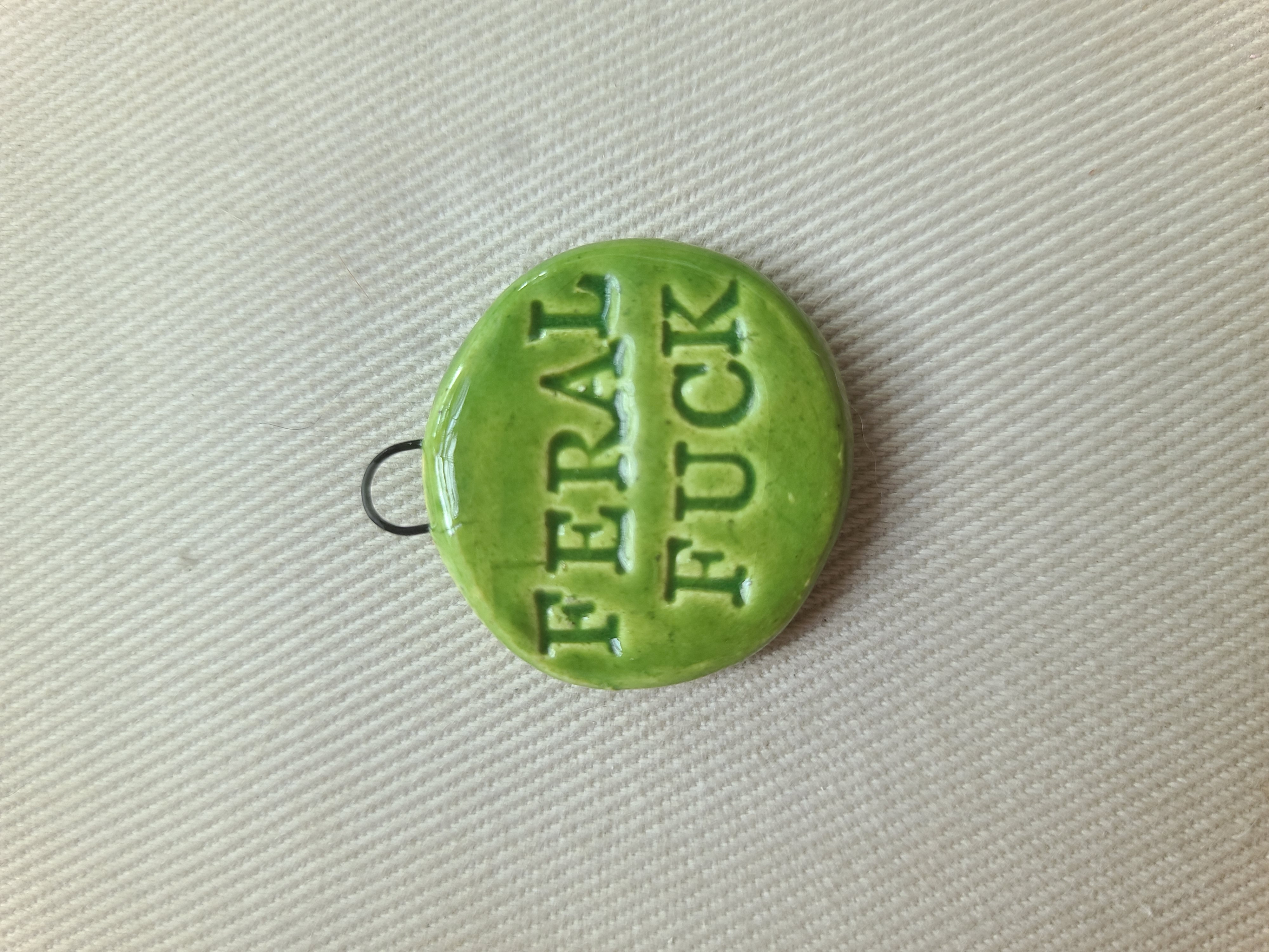 Feral Fuck Keychain