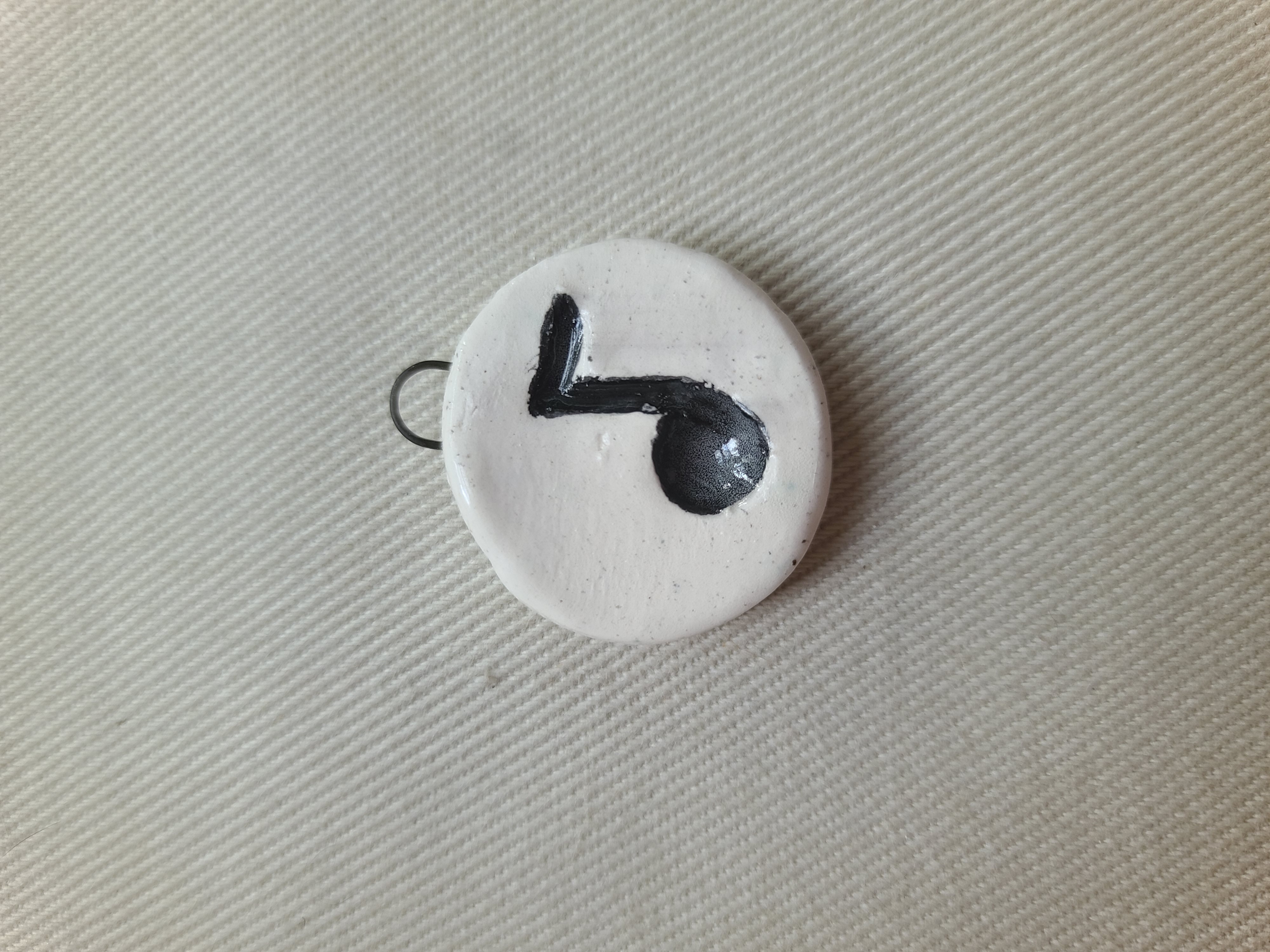 Musical Note Keychain